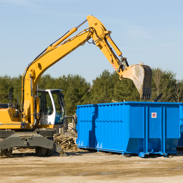 can i rent a residential dumpster for a construction project in Titanic OK